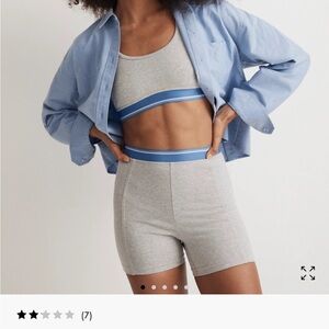Madewell Gray gym shorts